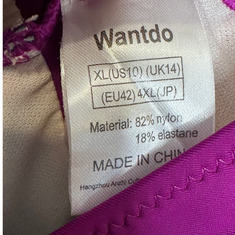 Wantdo Modest Swim Dress One Piece Purple size 10 - Picture 6 of 7